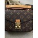 Сумка Луї Вітон коричневий метис з бежевим міні Louis Vuitton Pochette Metis