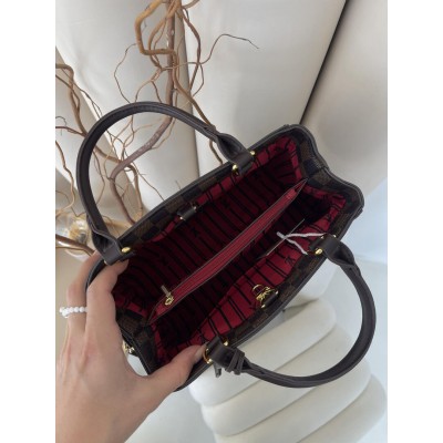 Сумка Louis Vuitton Montaigne Handbag in Monogram коричневий шаховий крос боді Луї Віттон