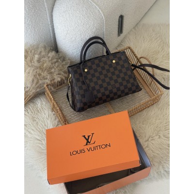 Сумка Louis Vuitton Montaigne Handbag in Monogram коричневий шаховий крос боді Луї Віттон Сумка Louis Vuitton Montaigne Handbag in Monogram коричневий шаховий крос боді Луї Віттон