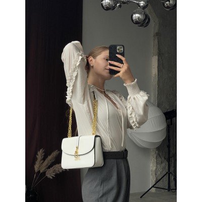 Сумка жіноча Guess G James Logo білий крос-боді Гесс крос-боді