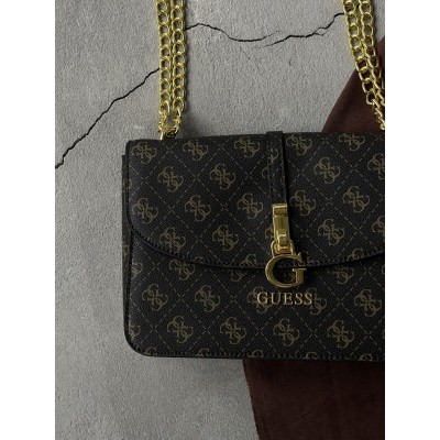 Сумка женская Guess G James Logo коричневый кросс-боди Гесс кросс-боди