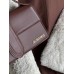 Жіноча сумка Jacquemus Le Grand Bambino шоколадний крос боді Жакмюс