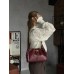 Сумка жіноча Chanel 25 Small Handbag Premium бордовий Шанель торба