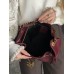 Сумка жіноча Chanel 25 Small Handbag Premium бордовий Шанель торба