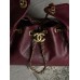 Сумка жіноча Chanel 25 Small Handbag Premium бордовий Шанель торба