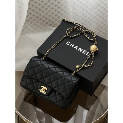 Сумка жіноча Chanel Classic 1.55 Small Single Flap Premium чорний через плече Шанель Сумка жіноча Chanel Classic 1.55 Small Single Flap Premium чорний через плече Шанель