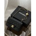 Сумка жіноча Chanel Classic 1.55 Small Single Flap Premium чорний через плече Шанель