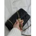 Сумка жіноча Chanel Classic 1.55 Small Single Flap Premium чорний через плече Шанель