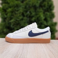 Nike blazer low бежевые на коричневой, Размер 42