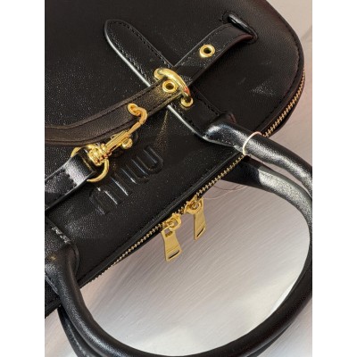 Сумка жіноча Miu Miu Aventure Nappa Leather чорний класичний крос боді Міу Міу