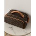 Жіноча косметичка Louis Vuitton Dopp Kit коричневий + беж Луї Віттон