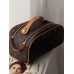 Жіноча косметичка Louis Vuitton Dopp Kit коричневий + беж Луї Віттон
