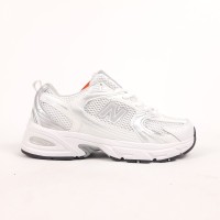 New balance 530 білі з сірим та сріблом, Розмір 39
