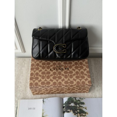 Жіноча сумка Coach Tabby Shoulder Bag 26 чорний мат через плече Коуч Таббі Жіноча сумка Coach Tabby Shoulder Bag 26 чорний мат через плече Коуч Таббі