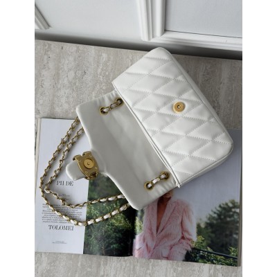Жіноча сумка Coach Tabby Shoulder Bag 26 мат білий через плече Коуч Таббі