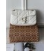 Жіноча сумка Coach Tabby Shoulder Bag 26 мат білий через плече Коуч Таббі