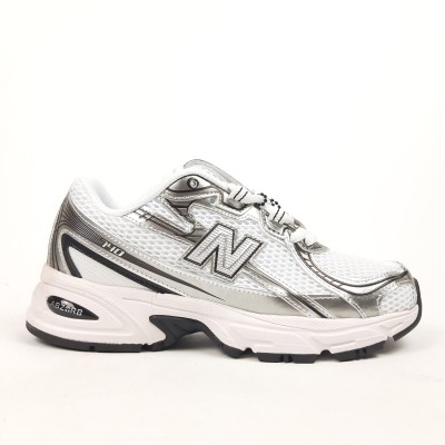 New Balance 740 білі з сріблом та чорним, Розмір 39 New Balance 740 білі з сріблом та чорним, Розмір 39