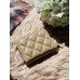 Гаманець жіночий Chanel mini бежевий з коробкою