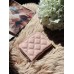Гаманець жіночий Chanel mini рожевий із коробкою