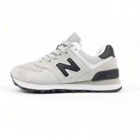 New Balance 574 Classic світло сірі з чорним, Розмір 36