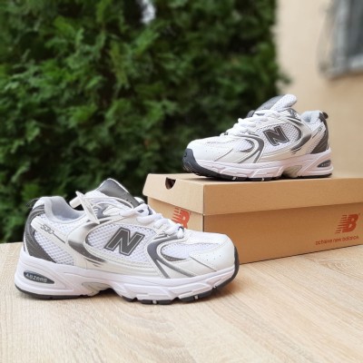 New Balance 530 білі з сірим, Розмір 41