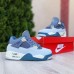 Nike Air Jordan 4 Сірі з зеленим, Розмір 39