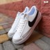 Nike blazer low белые с черным, Размер 45