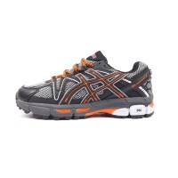 Asics Gel Kahana 8 сірі з чорним та помаранчевим, Розмір 36
