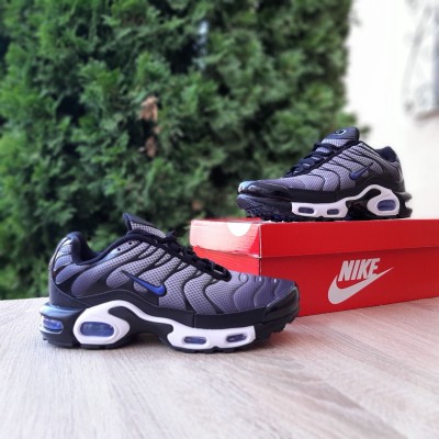 Nike Air MAX TN AIR чорні з сірим та синім, Розмір 42