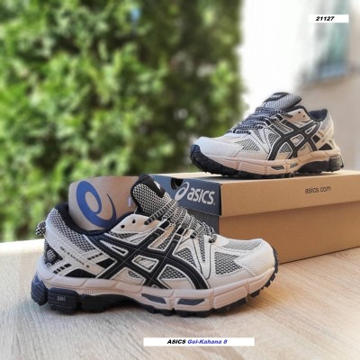 ASICS Gel-Kahana 8 сіро бежеві з чорним, Розмір 37