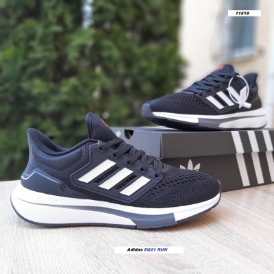 Adidas EQ21 RUN чорні з білим, Розмір 44