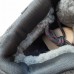 Adidas Climaproof HIGH Fur високі чорні з червоним, Розмір 43