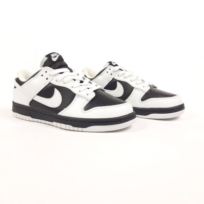 NIKE DUNK LOW RETRO білі з чорним, Розмір 40