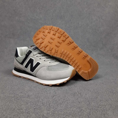 New Balance 574 светло серые на бежевом, Размер 37