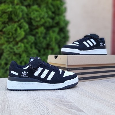 Adidas Forum 84 Low черные с белым, Размер 36
