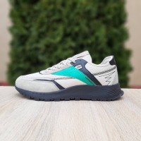 Reebok Classic сірі з зеленим, Розмір 45