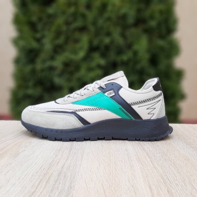 Reebok Classic сірі з зеленим, Розмір 45 Reebok Classic сірі з зеленим, Розмір 45