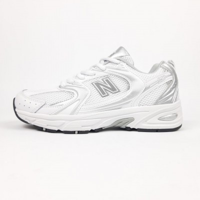 New Balance 530 білі з сріблом, Розмір 37 New Balance 530 білі з сріблом, Розмір 37