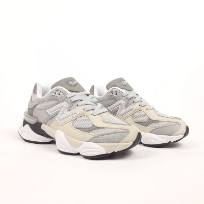 New Balance 9060 сірі на білій сірий язик, Розмір 39