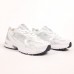 New balance 530 белые с серым и серебром, Размер 39