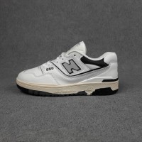 New Balance 550 Білі з чорним, Розмір 43