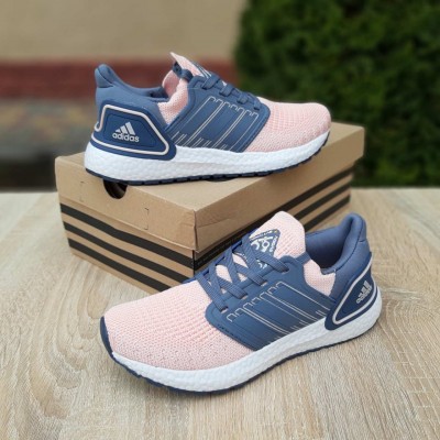 Adidas UltraBOOST 2020 пудрові з синім, Розмір 36