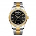 Forsining 6919 Silver-Gold-Black Steel