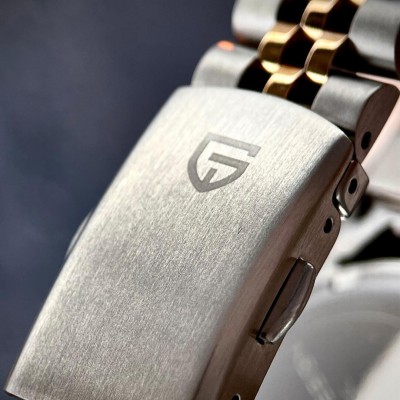 Pagani Design PD-1794L Silver-Rose Gold-Blue