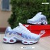 Nike Air Max Plus TN белые с красным и серебром, Размер 39