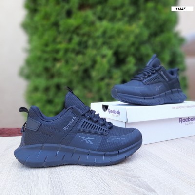 REEBOK ZIG never say never черные с серым, Размер 44