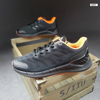 Adidas Ventania черные с оранжевым, Размер 43