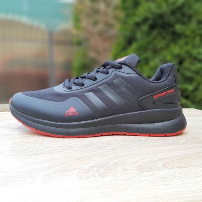 Adidas Glide чорні з червоним, Розмір 46 Adidas Glide чорні з червоним, Розмір 46