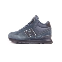 Nеw Balance 574 высокие серые замши, размер 38