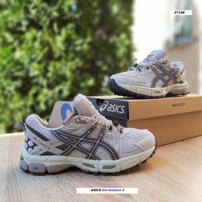 ASICS Gel-Kahana 8 серые с зеленым, Размер 38